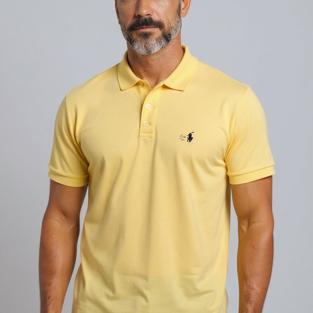 Polo by Ralph Lauren Yellow Men's Polo Shirt